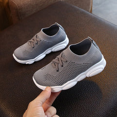 New Baby Sneakers 2020 Fashion Children's Flat Shoes Baby Kids Girls Shoes Stretch Breathable Mesh Sports Running Shoes - shoedesk